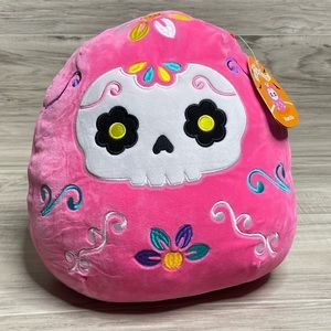 Squishmallow 12" Marcita Sugar Skull Day of the Dead dia de los muertes Plush